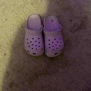 Purple crocs size 6 in women’s